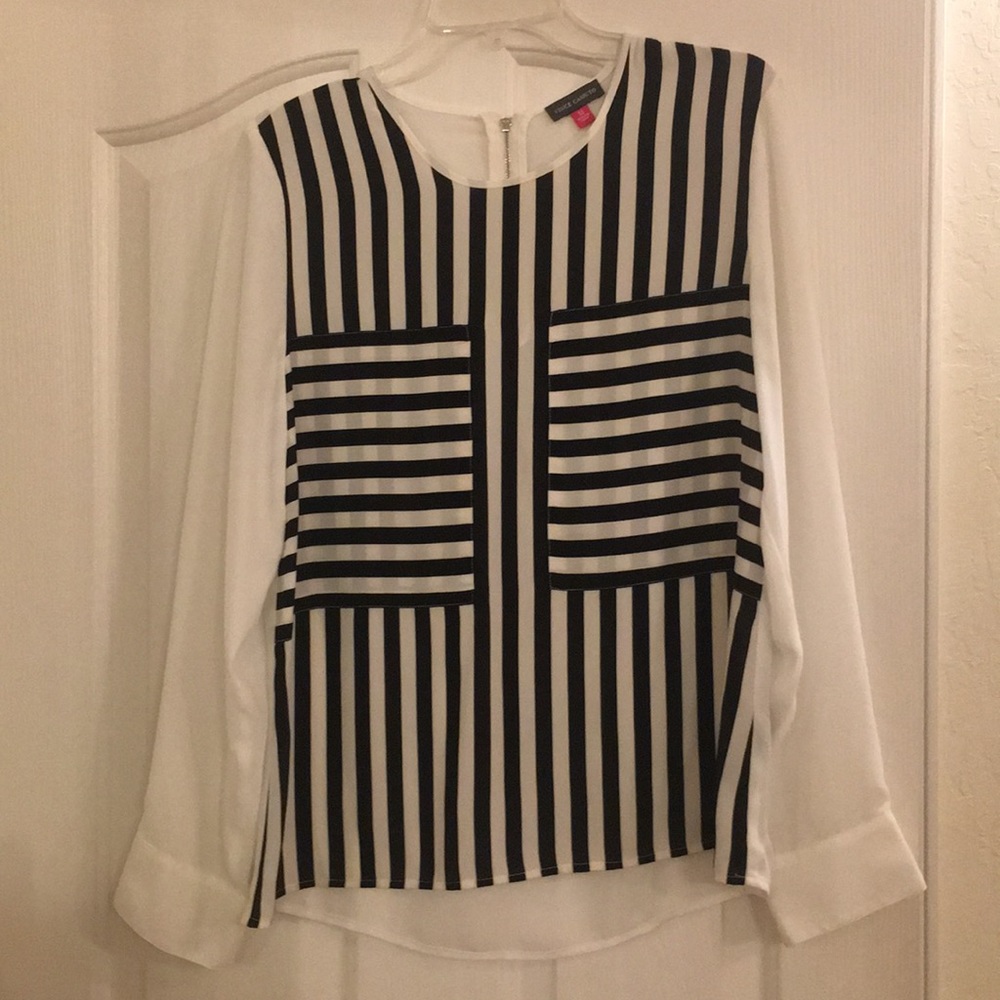 Vince Camuto Sheer Blouse